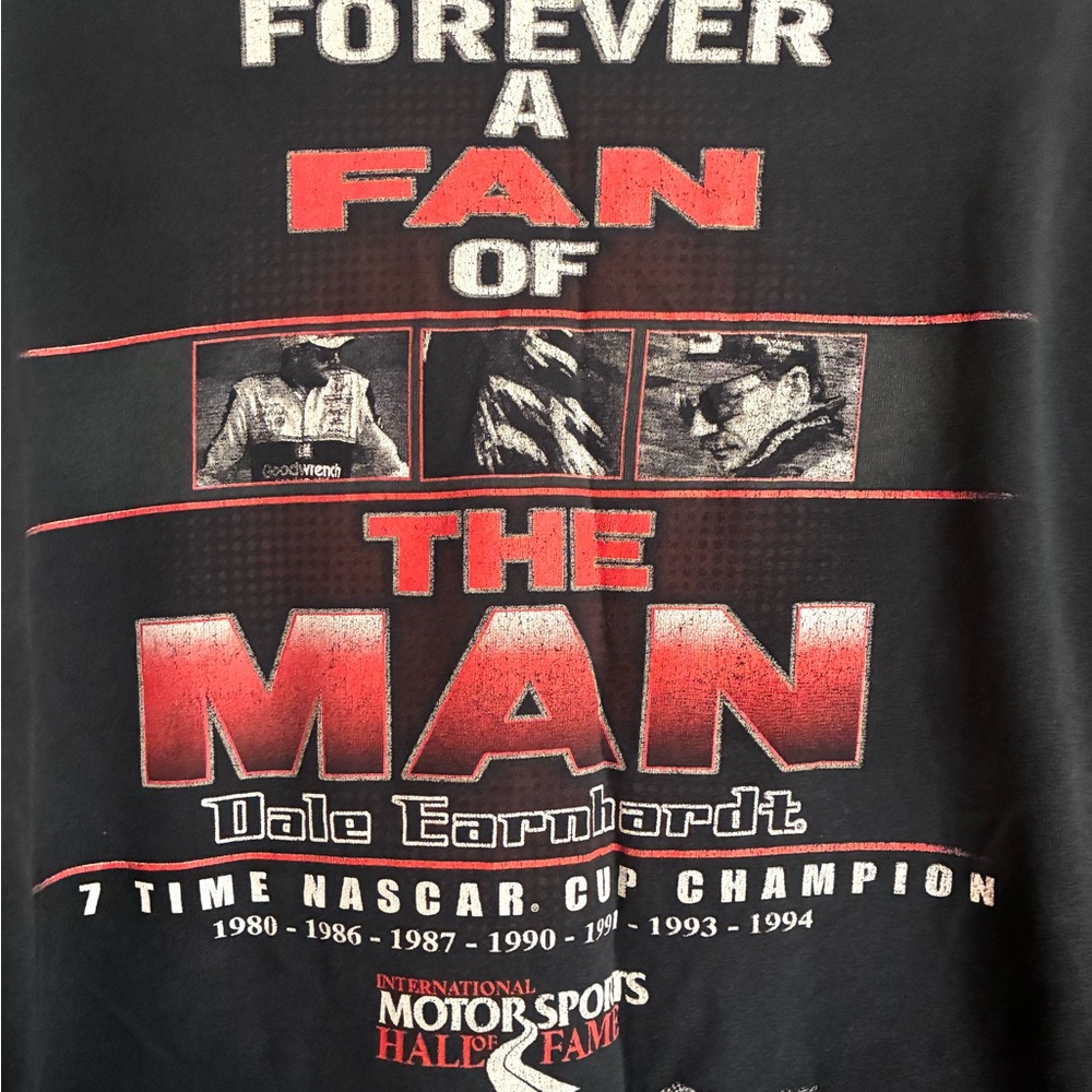 DALE EARNHARDT SR “HALL OF FAME” T-SHIRT XL - Picture 2 of 11